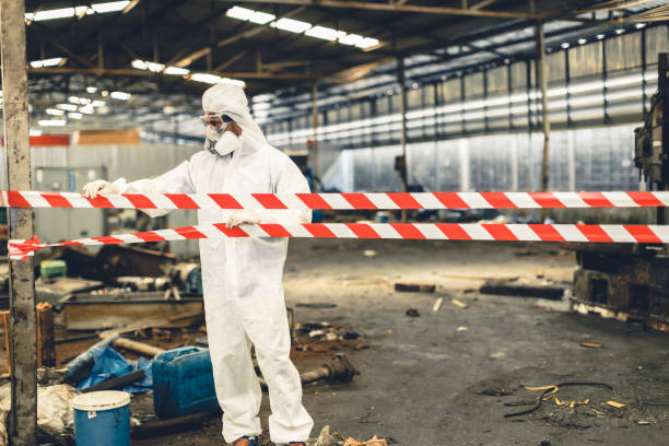 Professional Infectious Disease Decontamination technician working in Avon, NC